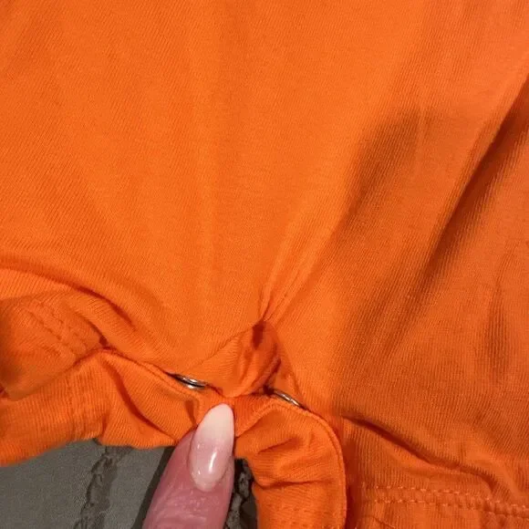 Carhartt Orange One Piece Size 6Months Toddler Childs Shorts Pumpkin Logo - Picture 2 of 6